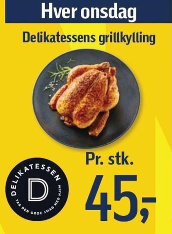Føtex Delikatessens grillkylling tilbud