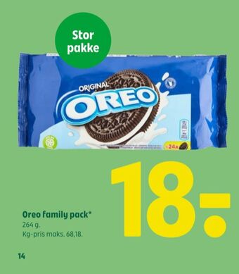 Coop 365 Oreo kiks tilbud