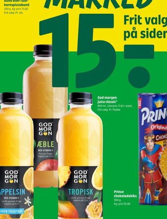 Coop 365 Godmorgen appelsinjuice tilbud