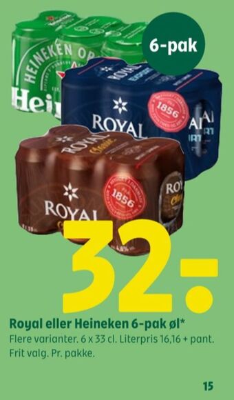 Coop 365 Heineken øl tilbud