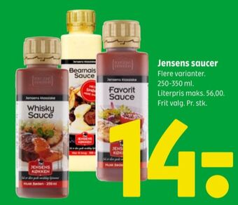 Jensens køkken sauce flydende