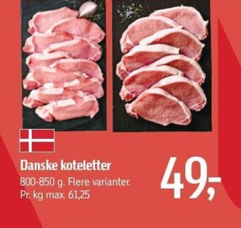 Føtex Danske koteletter tilbud