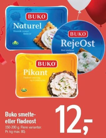Føtex Buko smelte-eller flødeost tilbud