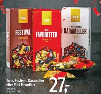 Føtex Toms Festival, Karameller eller Mini Favoritter tilbud
