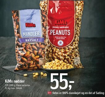 Føtex KiMs nødder tilbud