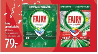 Føtex Fairy opvasketabs tilbud