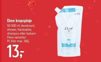 Føtex Dove kropspleje tilbud