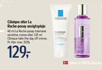 Føtex Clinique eller La Roche-posay ansigtspleje tilbud