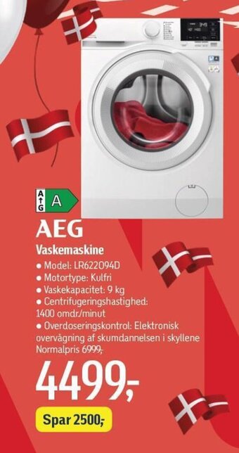 Føtex AEG Vaskemaskine tilbud