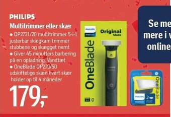 Føtex PHILIPS Multitrimmer eller skær tilbud