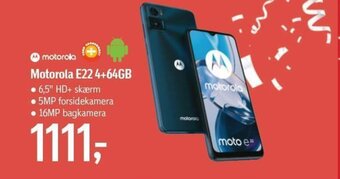 Motorola E22 4+64GB