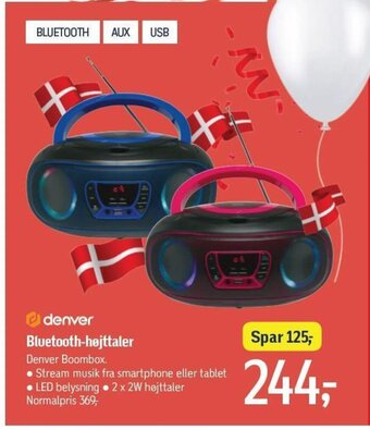 Denver Bluetooth-højttaler
