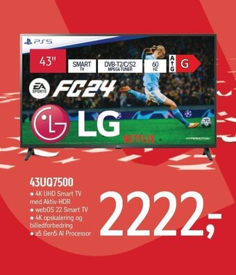 Føtex LG 43UQ7500 tilbud