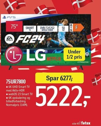 Føtex LG 75UR7800 tilbud