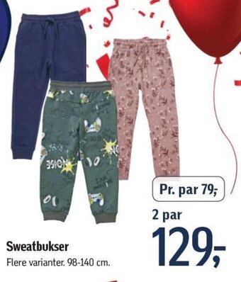 Føtex Sweatbukser tilbud