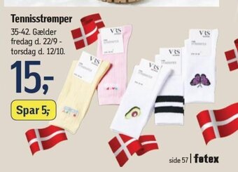 Føtex Tennisstrømper tilbud