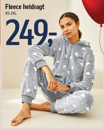 Føtex Fleece heldragt tilbud