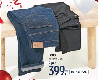 Føtex Jeans W:32-40 L:32 tilbud