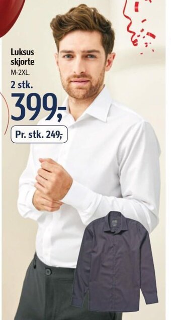 Luksus skjorte M-2XL.