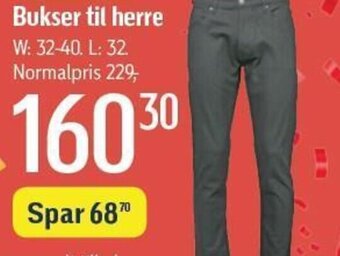 Føtex Bukser til herre tilbud