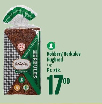 Min Købmand Kohberg Herkules Rugbrød tilbud