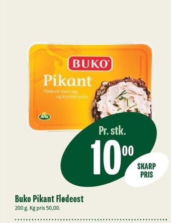 Min Købmand Buko Pikant Flødeost 200 g. tilbud