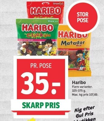 SPAR Haribo tilbud