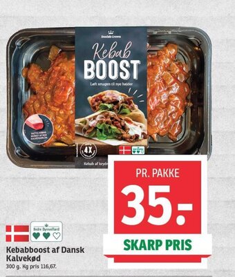 SPAR Kebabboost af Dansk Kalvekød tilbud