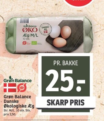 Grøn Balance Danske Økologiske Æg