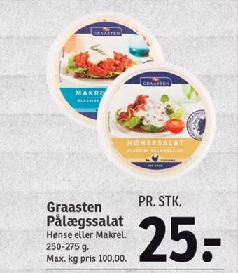 SPAR Graasten Pålægssalat tilbud
