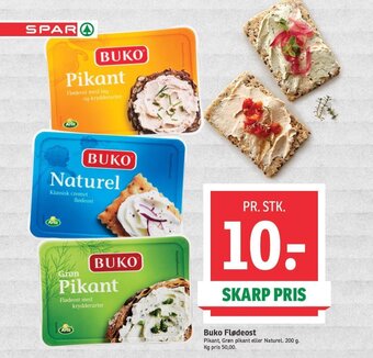 SPAR Buko Flødeost tilbud