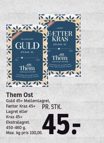 SPAR Them Ost tilbud