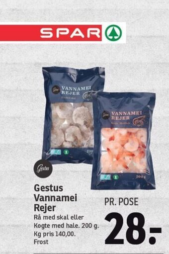 SPAR Gestus Vannamei Rejer tilbud