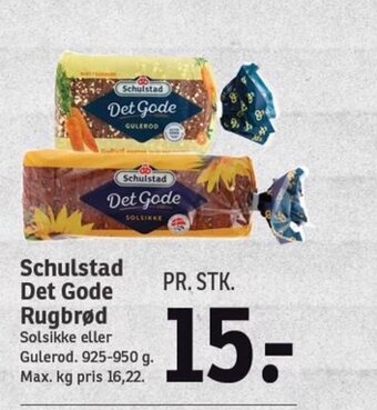 SPAR Schulstad Det Gode Rugbrød tilbud
