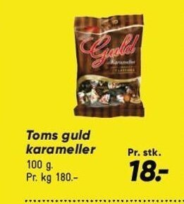 Bilka Toms guld karameller tilbud