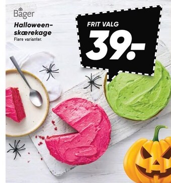 Bilka Halloween skærekage tilbud