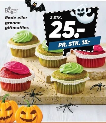 Bilka Røde eller grønne giftmuffins tilbud