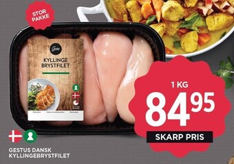 MENY Gestus dansk kyllingebrystfilet tilbud