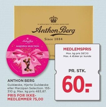 MENY Anthon berg tilbud