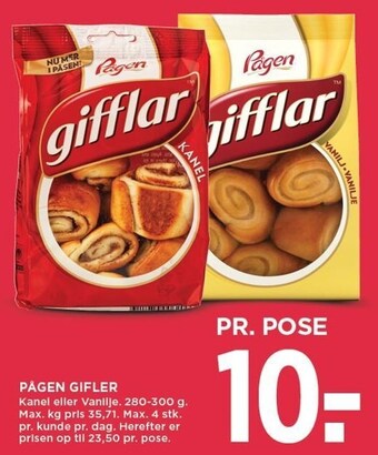 Pågen gifler