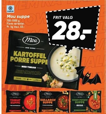 Bilka Mou suppe tilbud