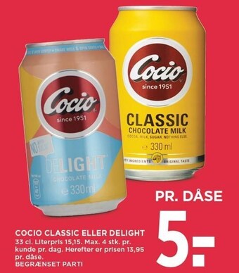 MENY Cocio classic eller delight tilbud