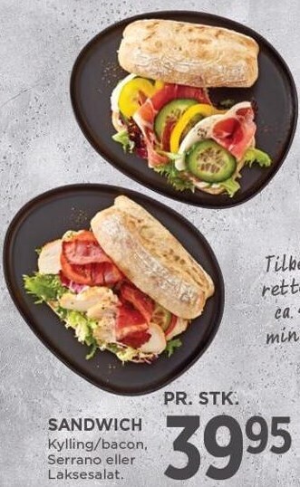 MENY Sandwich tilbud