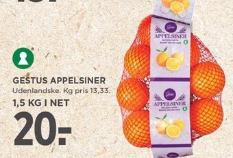 MENY Gestus appelsiner tilbud
