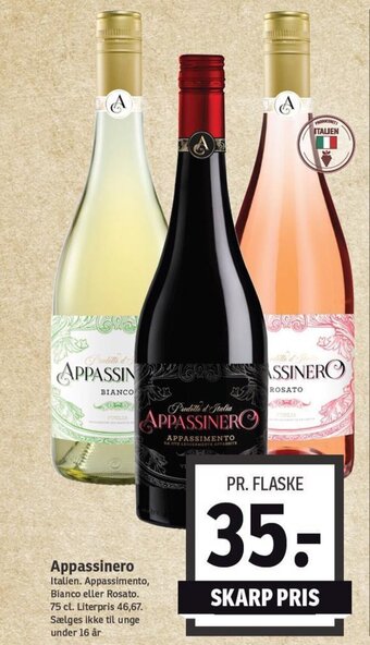 SPAR Appassinero tilbud