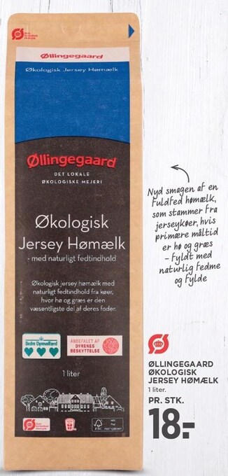 MENY Øllingegaard økologisk jersey hømælk tilbud
