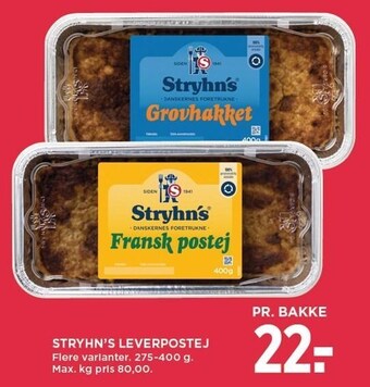 MENY Stryhn's leverpostej tilbud