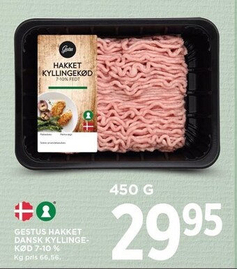 MENY Gestus hakket dansk kyllingekød 7-10% tilbud