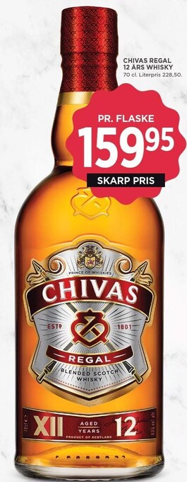 Chivas regal 12 års whisky