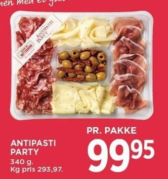 MENY Antipasti party tilbud